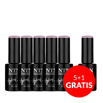 5+1gratis Lakier hybrydowy NTN Premium Sugar Sweets Collection 5g nr 194