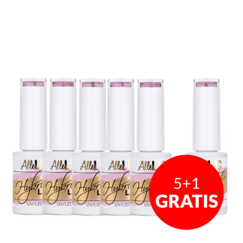 5+1gratis Lakier hybrydowy AlleLac Fizzy Cocktails Collection 5g nr 100