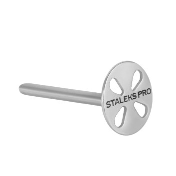 Dysk tarcza do pedicure wydłużony PODODISC Staleks Expert zestaw trzpień dysk + nakładki tarcze wymienne S 180 grit 15 mm 5 szt