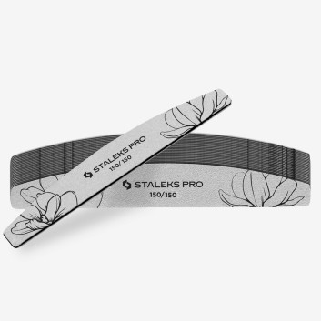 Pilnik mineralny do paznokci łódka półksiężyc 150/150 Staleks Expert 40 25 szt