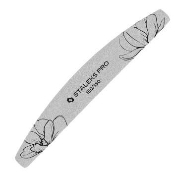 Pilnik mineralny do paznokci łódka półksiężyc 150/150 Staleks Expert 40 25 szt