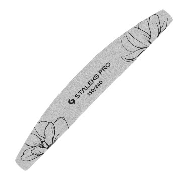Pilnik mineralny do paznokci łódka półksiężyc 150/240 Staleks Expert 40 25 szt