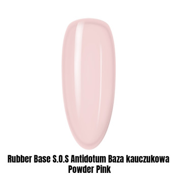 Rubber Base S.O.S Antidotum Baza kauczukowa Powder Pink 1KG