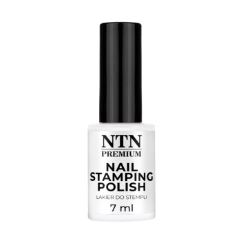 10+1gratis Lakier do stempli i blaszek NTN Premium biały 7ml Nr 58
