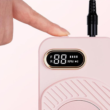 Frezarka do paznokci 50W No Name do manicure pedicure różowa 110