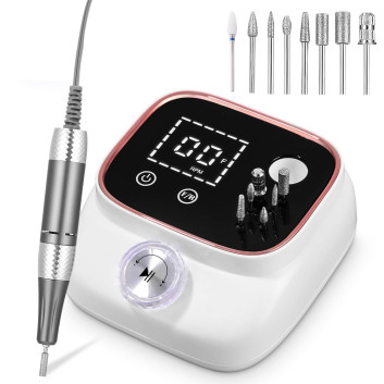 Frezarka do paznokci 50W No Name do manicure pedicure biała 113
