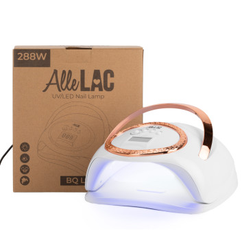 Lampa do paznokci UV/LED 288W AlleLac do lakierów hybrydowych żeli i akrylożeli biała BQ-L9