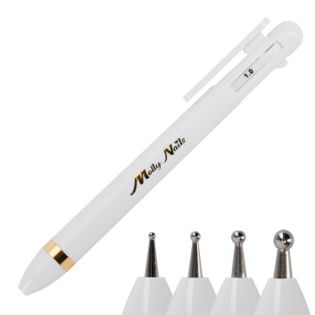 Sonda w długopisie 4w1 Molly Nails biały
