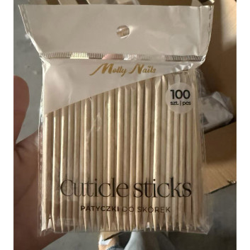 Patyczki z drzewa pomarańczowego Molly Nails 100 szt dł 9,5 cm