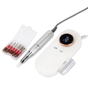 Frezarka do paznokci 50W No Name do manicure pedicure biała 111