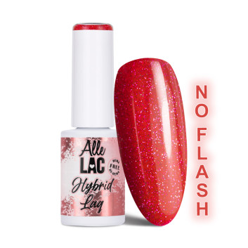 10+1gratis Lakier LED/UV Gel Polish Reds Flash Glitter Raspberry Allelac HEMA/Di-HEMA Free 6g