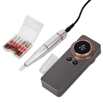Frezarka do paznokci 50W No Name do manicure pedicure szara 108