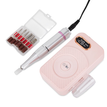 Frezarka do paznokci 50W No Name do manicure pedicure różowa 110