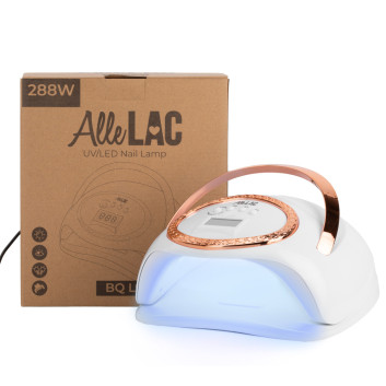 Lampa do paznokci UV/LED 288W AlleLac do lakierów hybrydowych żeli i akrylożeli biała BQ-L9