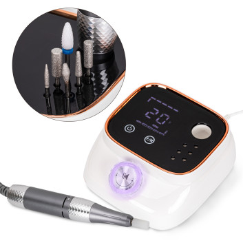 Frezarka do paznokci 50W No Name do manicure pedicure biała 113