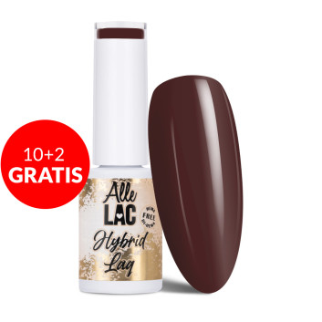 10+2gratis Lakier hybrydowy AlleLac Coffee & Chocolate Collection HEMA/Di-HEMA Free 5g Nr 52