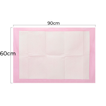 Podkłady mata maty chłonne dla psa nauka sikania higiena czystość AlleMed 50 szt. 60x90 cm różowe