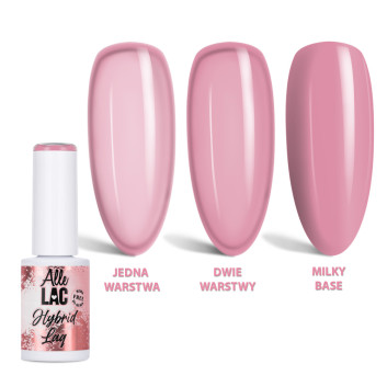 Lakier LED/UV Gel Polish Pinks Mocha Rose AlleLac HEMA/Di-HEMA Free 6g