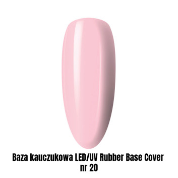 Baza kauczukowa LED/UV Rubber Base Cover nr 20 1kg