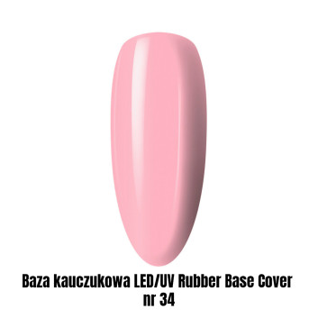 Baza kauczukowa LED/UV Rubber Base Cover nr 34 1kg
