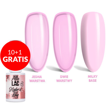 10+1gratis Lakier LED/UV Gel Polish Pinks Misty Rose AlleLac HEMA/Di-HEMA Free 6g