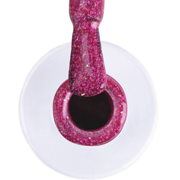 Lakier LED/UV Gel Polish Pinks Fuchsia Glitter AlleLac HEMA/Di-HEMA Free 6g