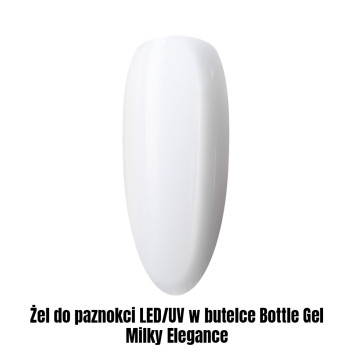 Żel do paznokci LED/UV w butelce Bottle Gel Milky Elegance 1kg