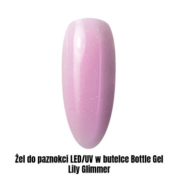 Żel do paznokci LED/UV w butelce Bottle Gel Lily Glimmer 1kg
