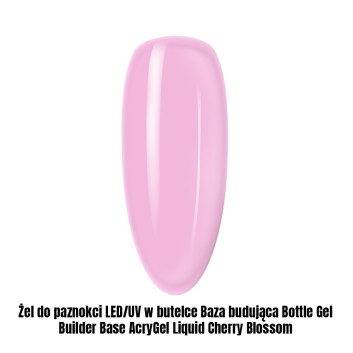 Żel do paznokci LED/UV w butelce Baza budująca Bottle Gel Builder Base AcryGel Liquid Acrylic Gel Cherry Blossom 1kg