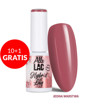 10+1gratis Lakier LED/UV Gel Polish Pinks Mocha Blush AlleLac HEMA/Di-HEMA Free 6g