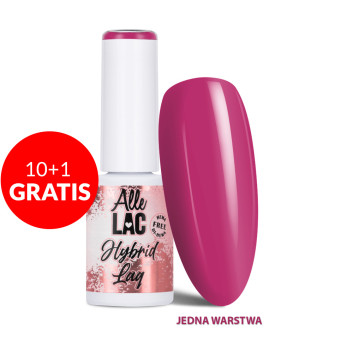10+1gratis Lakier LED/UV Gel Polish Pinks Wild Berry AlleLac HEMA/Di-HEMA Free 6g
