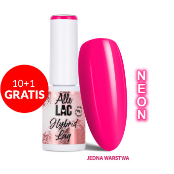10+1gratis Lakier LED/UV Gel Polish Pinks Neon AlleLac HEMA/Di-HEMA Free 6g