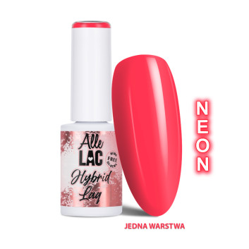 Lakier LED/UV Gel Polish Reds Neon AlleLac HEMA/Di-HEMA Free 6g