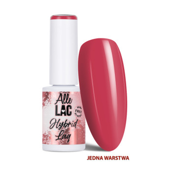 Lakier LED/UV Gel Polish Reds Fire Red AlleLac HEMA/Di-HEMA Free 6g