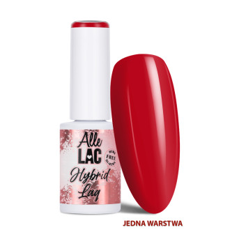 Lakier LED/UV Gel Polish Reds Ruby Flame AlleLac HEMA/Di-HEMA Free 6g