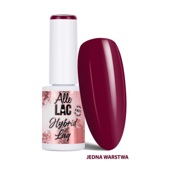 Lakier hybrydowy LED/UV Gel Polish Reds Burgundy Rose AlleLac HEMA/Di-HEMA Free 6g