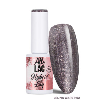 Lakier hybrydowy LED/UV Gel Polish Browns Smoky Glitter AlleLac HEMA/Di-HEMA Free 6g