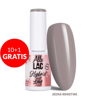 10+1gratis Lakier hybrydowy LED/UV Gel Polish Browns Taupe AlleLac HEMA/Di-HEMA Free 6g