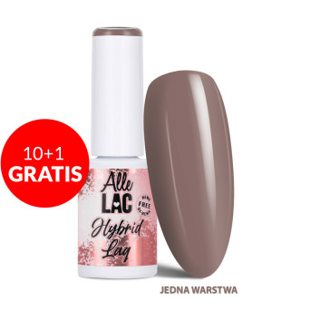 10+1gratis Lakier hybrydowy LED/UV Gel Polish Browns Cocoa AlleLac HEMA/Di-HEMA Free 6g