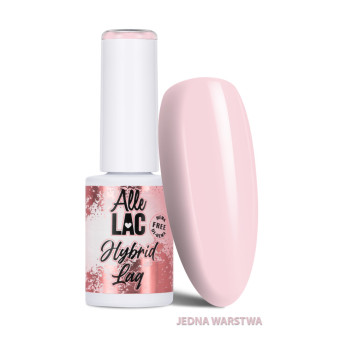Lakier hybrydowy LED/UV Gel Polish Nudes Light Pink AlleLac HEMA/Di-HEMA Free 6g
