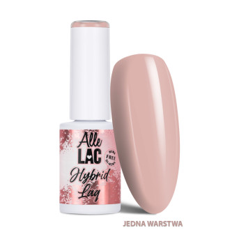 Lakier hybrydowy LED/UV Gel Polish Nudes Creamy Coffee AlleLac HEMA/Di-HEMA Free 6g