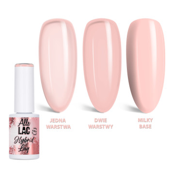 Lakier hybrydowy LED/UV Gel Polish Nudes Light Petal AlleLac HEMA/Di-HEMA Free 6g