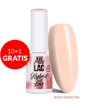 10+1gratis Lakier hybrydowy LED/UV Gel Polish Nudes N13 Desert Sand AlleLac HEMA/Di-HEMA Free 6g