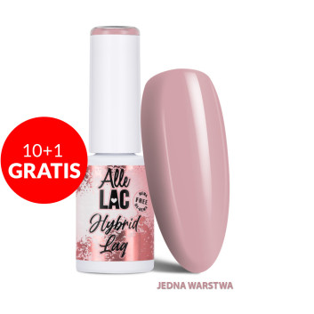 10+1gratis Lakier hybrydowy LED/UV Gel Polish Nudes Rose Clay AlleLac HEMA/Di-HEMA Free 6g