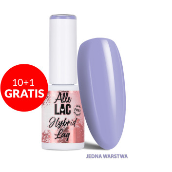 10+1gratis Lakier hybrydowy LED/UV Gel Polish Purples Faded AlleLac HEMA/Di-HEMA Free 6g