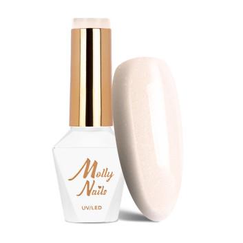 Lakier hybrydowy LED/UV Gel Polish Vanille Nr 420 Madame French Molly Nails HEMA/Di-HEMA Free 8g