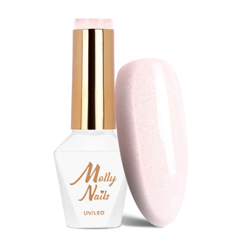 Lakier hybrydowy LED/UV Gel Polish Parisienne Nr 421 Madame French Molly Nails HEMA/Di-HEMA Free 8g