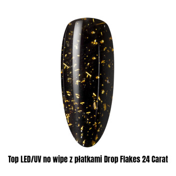Top LED/UV no wipe z płatkami Drop Flakes 24 Carat 1kg