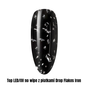 Top LED/UV no wipe z płatkami Drop Flakes Iron 1kg