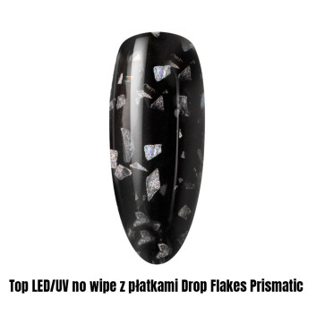 Top LED/UV no wipe z płatkami Drop Flakes Prismatic 1kg